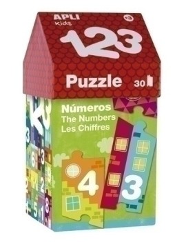 Puzzle Educativo Apli Kids Casita 123