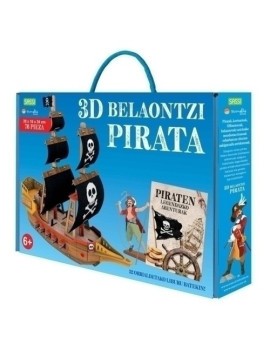 Puzzle Manolito B. Pirata Ontzia 3D - Eu