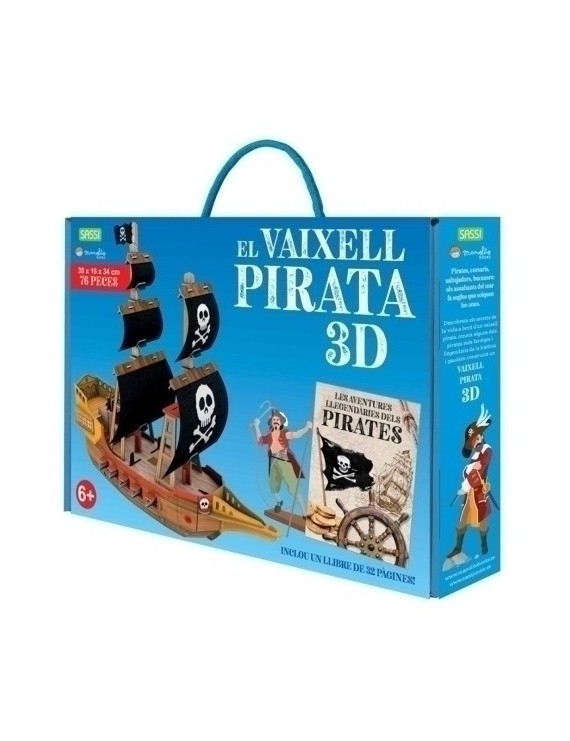 Puzzle Manolito B. Vaixell Pirata 3D - C