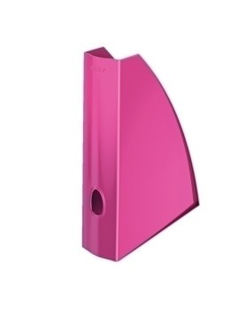 Revistero Plastico Leitz Wow Fucsia