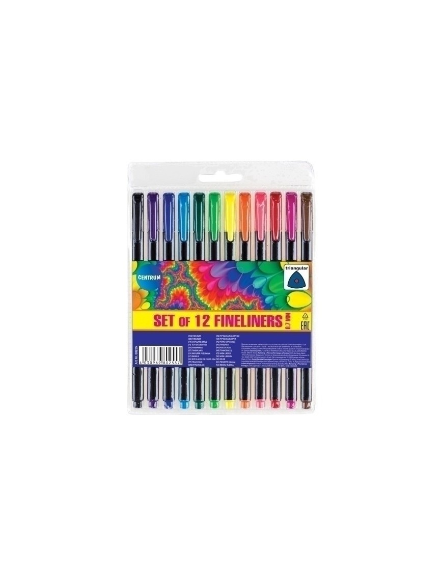 Roller Gel Centrum Fineliners 0.7 B/2