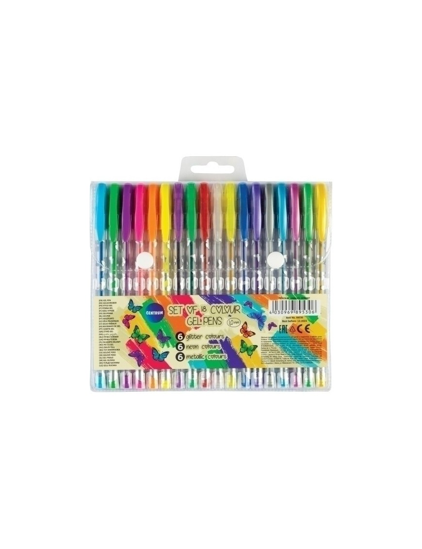 Roller Gel Centrum Metallic B/18