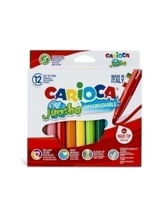 Rotul.Carioca Jumbo Estuche 12