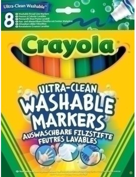 Rotul.Crayola Lavable Grueso Caja  8