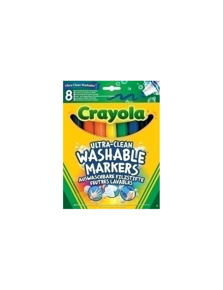 Rotul.Crayola Lavable Grueso Caja  8