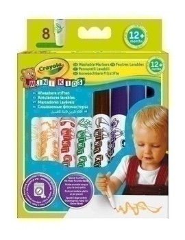 Rotul.Crayola Lavable Mini Kids Caja 8