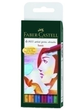 Rotulador Faber Castell Pitt Pen B/6