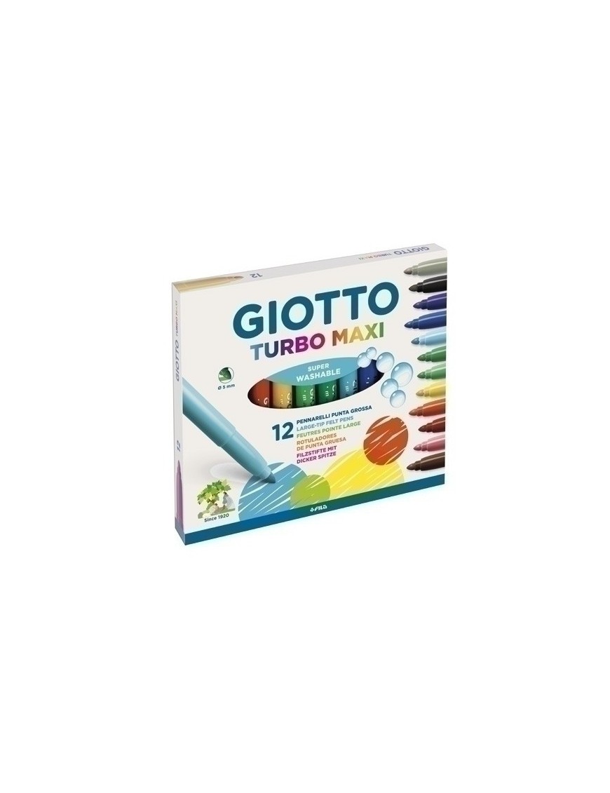 Rotul.Giotto Turbo Maxi Estuche 12