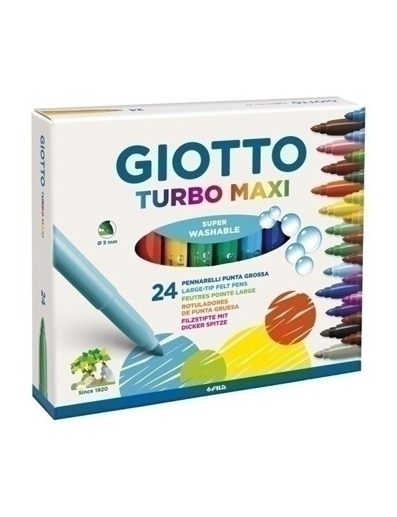 Rotul.Giotto Turbo Maxi Estuche 24