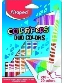 Rotul.Maped Color´Peps Duo Estuche 10