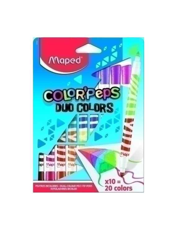 Rotul.Maped Color´Peps Duo Estuche 10