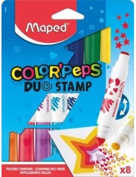 Rotul.Maped Color´Peps Duo Stamp Est.8