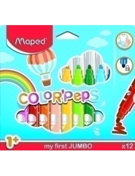 Rotul.Maped Color´Peps U.Lav.Jumbo E.12