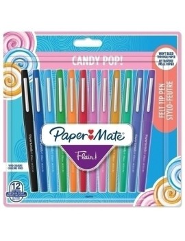 Rotul.Paper Mate Candy Pop Surt.B/12