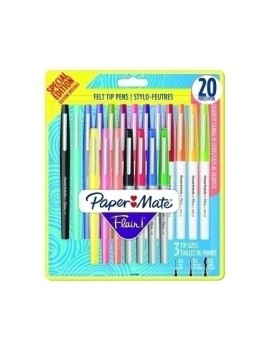 Rotul.Paper Mate Flair Pack Grande B/20