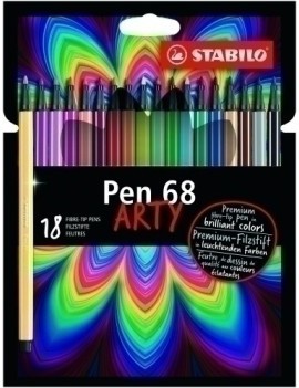 Rotul.Stabilo Pen 68 Arty Line Brush C18