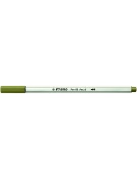 Rotul.Stabilo Pen 68  Brush Verde Musgo