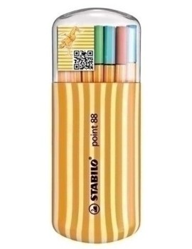 Rotul.Stabilo Point 88 Estuche 20 Zebrui