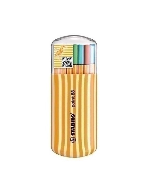 Rotul.Stabilo Point 88 Estuche 20 Zebrui