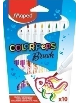 Rotul. Maped Color Peps Punta Pincel E10