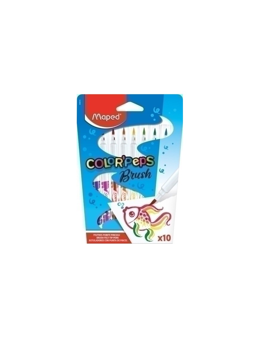 Rotul. Maped Color Peps Punta Pincel E10