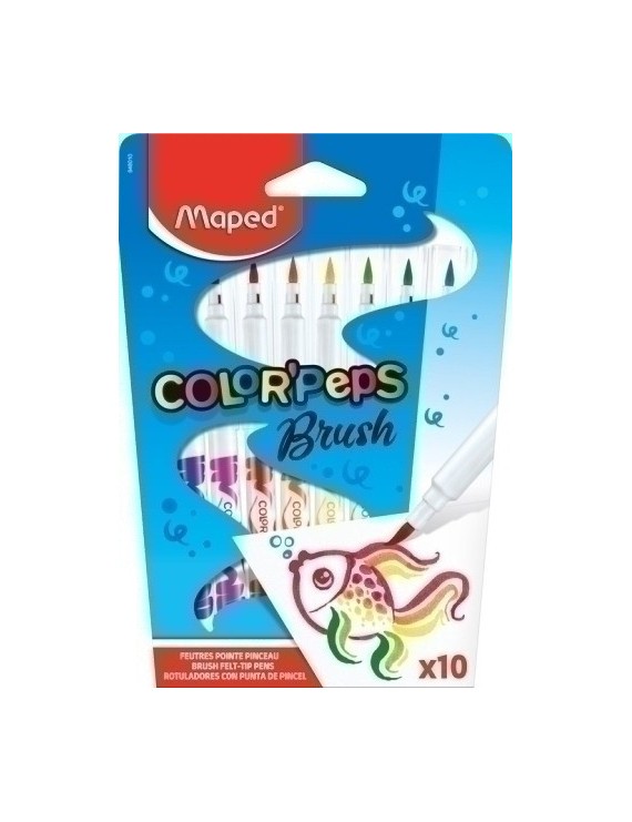 Rotul. Maped Color Peps Punta Pincel E10