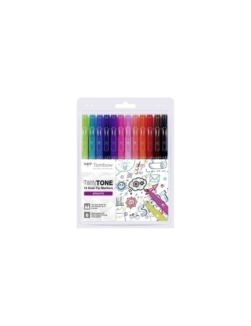 Rotulador Tombow Twintone Brillante E.12