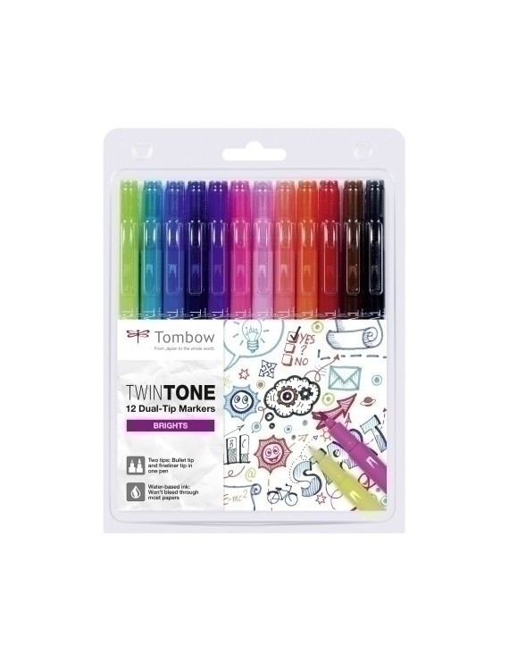 Rotulador Tombow Twintone Brillante E.12