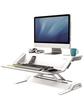 Soporte Monitor Fellowes Lotus Blanco