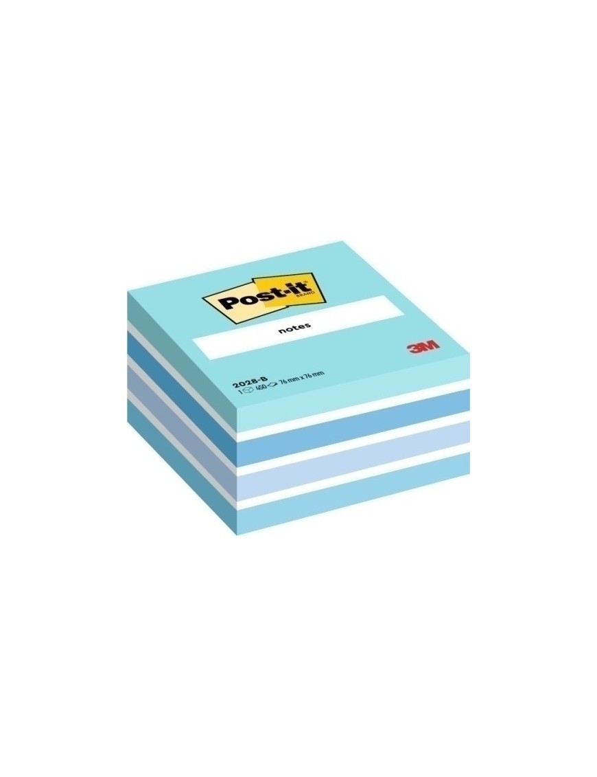 Taco Notas Post-It Cubo 450 H.Azul Paste