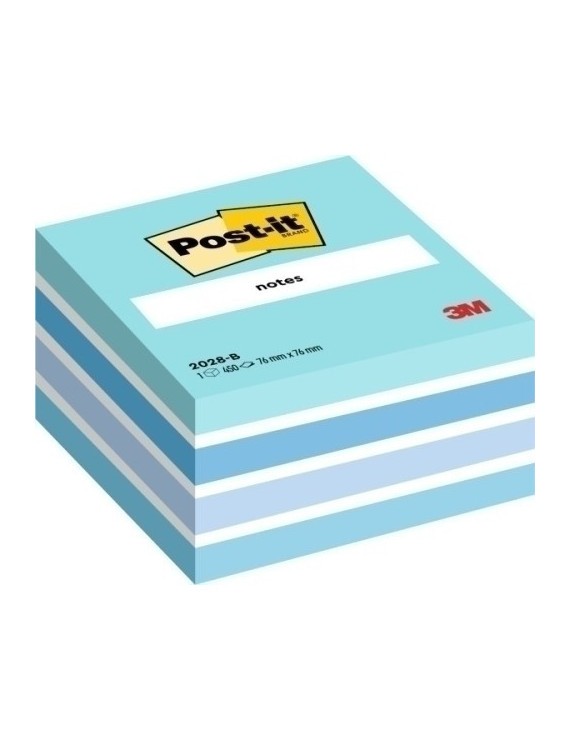 Taco Notas Post-It Cubo 450 H.Azul Paste