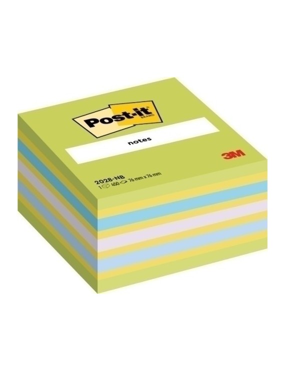 Taco Notas Post-It Cubo 450 H.Az/Ver Neo