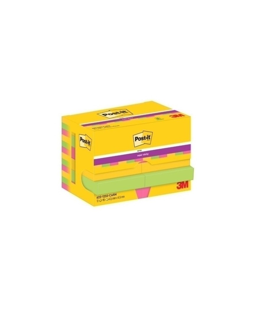 Taco Notas Post-It 622 47,6X47,6 P/12