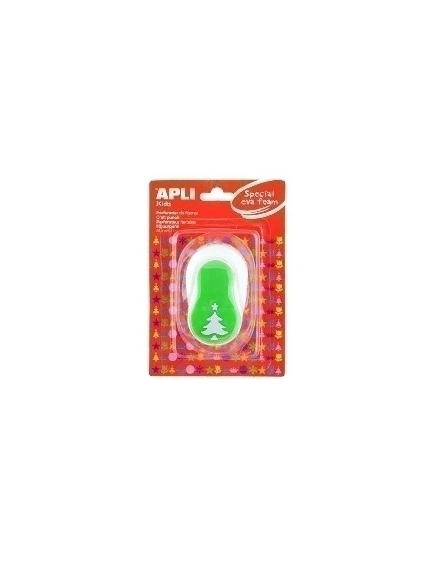 Taladro Goma Eva Apli Arbol Verde