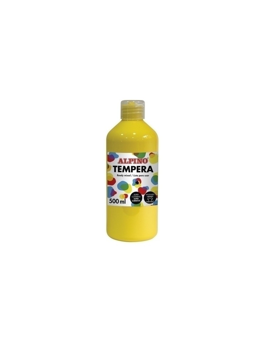 Tempera Alpino Liq. 500 Ml Amarillo