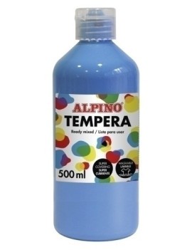 Tempera Alpino Liq. 500 Ml Azul Cyan