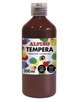 Tempera Alpino Liq. 500 Ml Marron