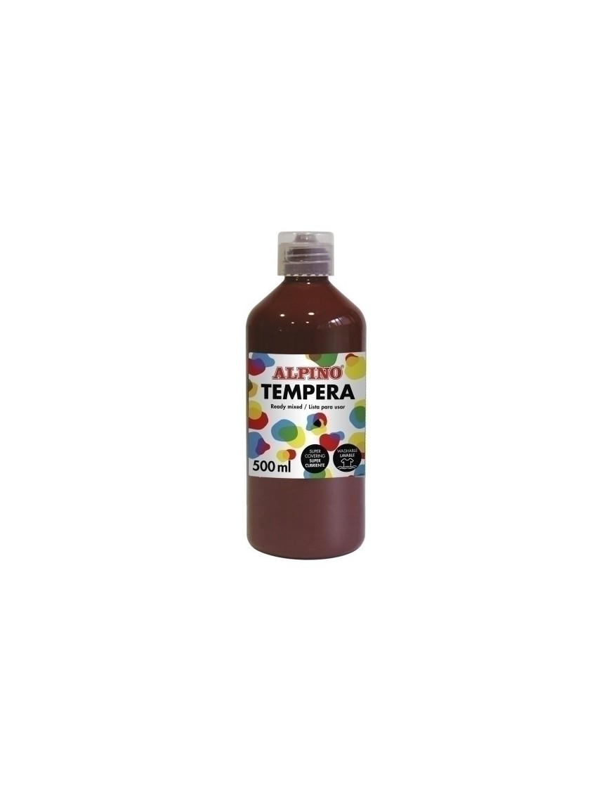 Tempera Alpino Liq. 500 Ml Marron