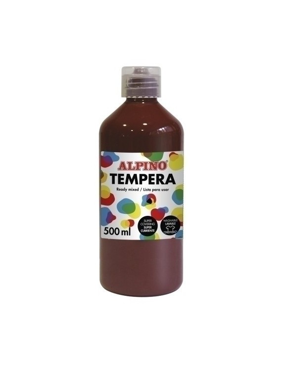 Tempera Alpino Liq. 500 Ml Marron