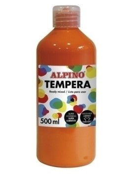 Tempera Alpino Liq. 500 Ml Naranja