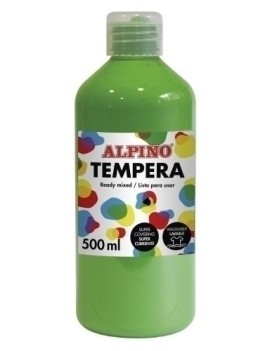 Tempera Alpino Liq. 500 Ml Verde Claro