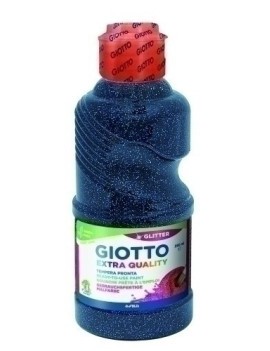 Tempera Giotto Liq.Glitter 250 Ml Azul