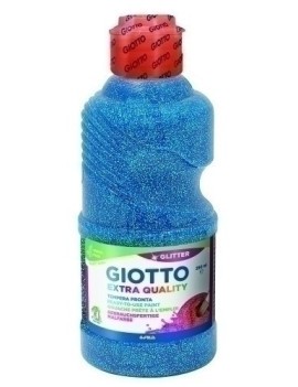 Tempera Giotto Liq.Glitter 250 Ml Az.Cy.