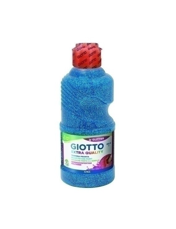 Tempera Giotto Liq.Glitter 250 Ml Az.Cy.