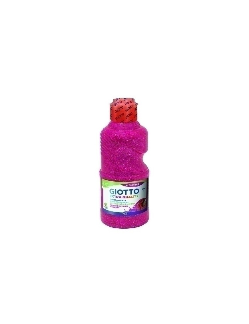 Tempera Giotto Liq.Glitter 250 Ml Magent