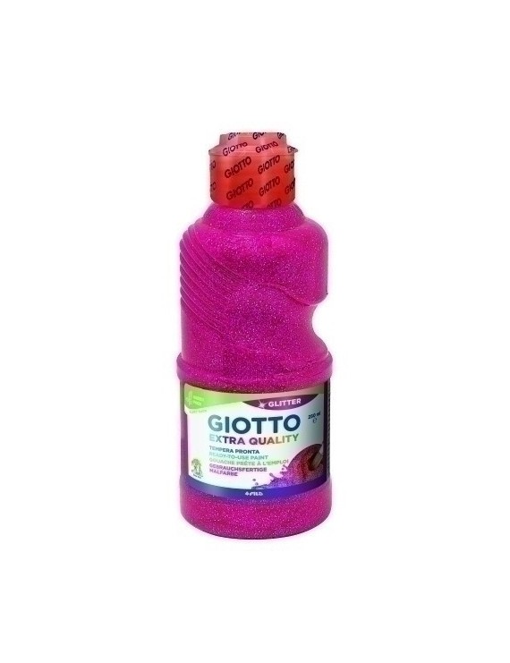 Tempera Giotto Liq.Glitter 250 Ml Magent