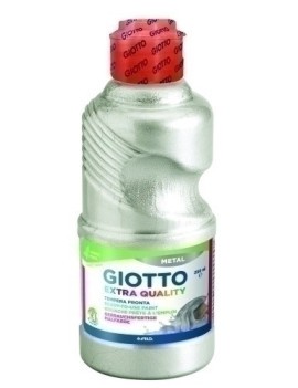 Tempera Giotto Liq.Metal 250 Ml Plata