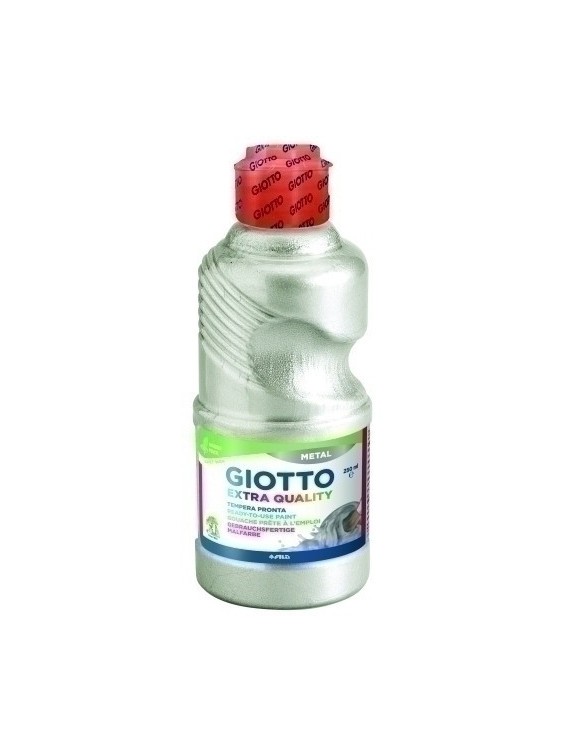 Tempera Giotto Liq.Metal 250 Ml Plata