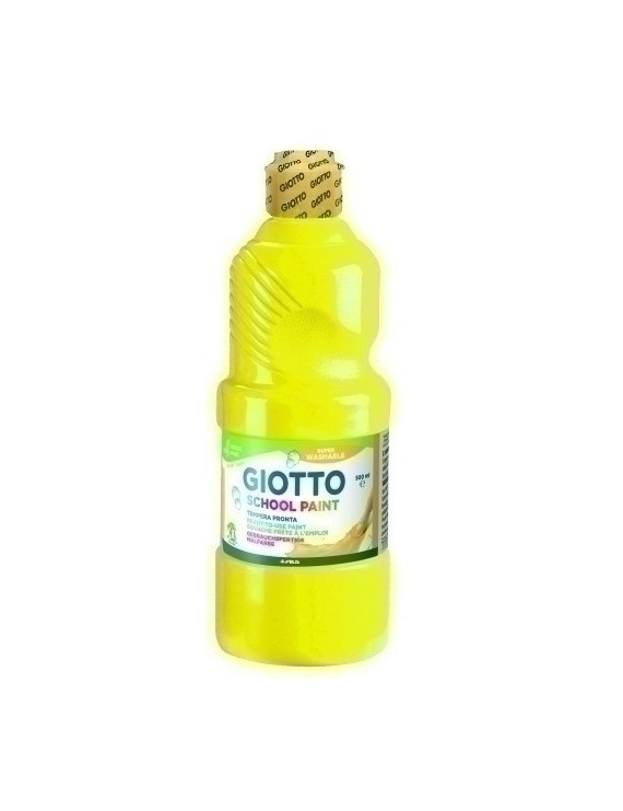 Tempera Giotto Lavab.Liq.500 Ml Amarillo