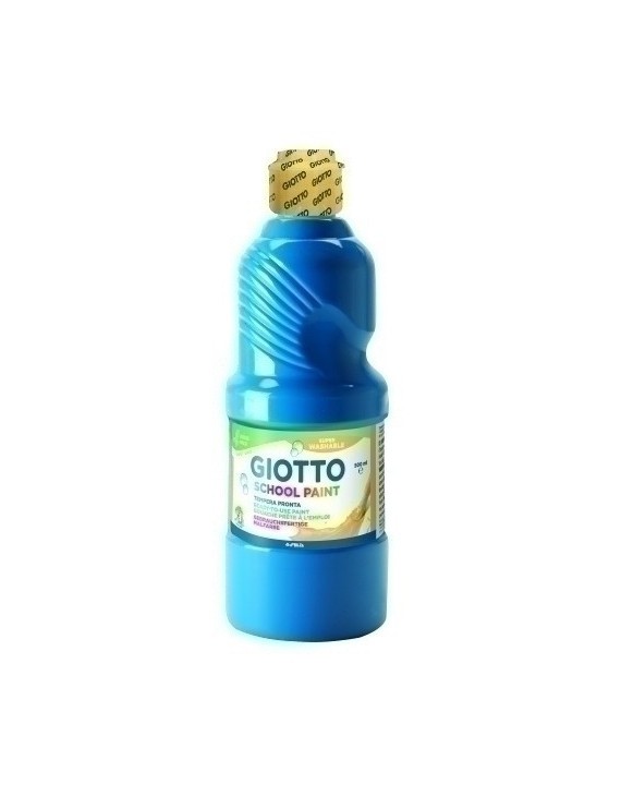 Tempera Giotto Lavab.Liq.500 Ml Az. Cyan